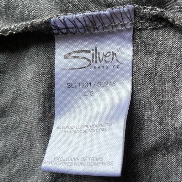 Silver brand cardigan size large gray - Picture 5 of 6